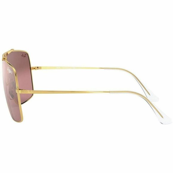 Ray-Ban Shield Style Sunglasses W/Violet Lens - Picture 3 of 4